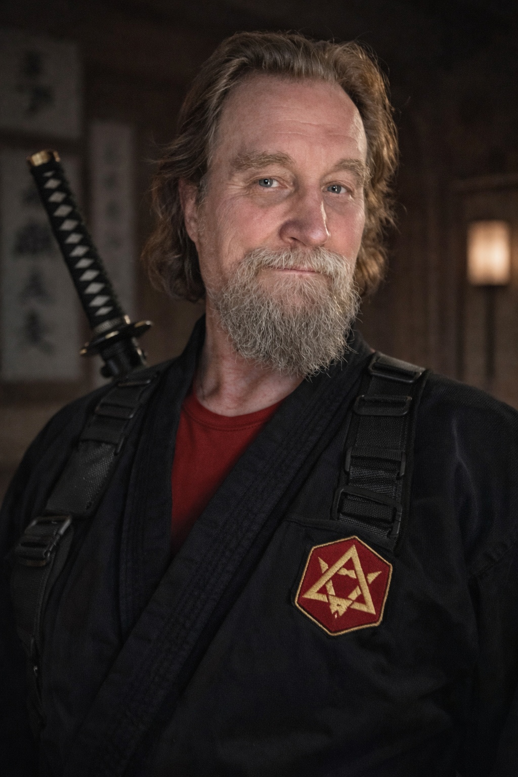 Michael Bentien im markanten Kampfkunst-Portrait